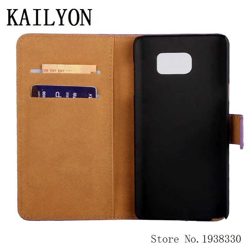 KAILYON Note 5 Модный чехол-кошелек из натуральной кожи для Samsung Galaxy Роскошный Ретро