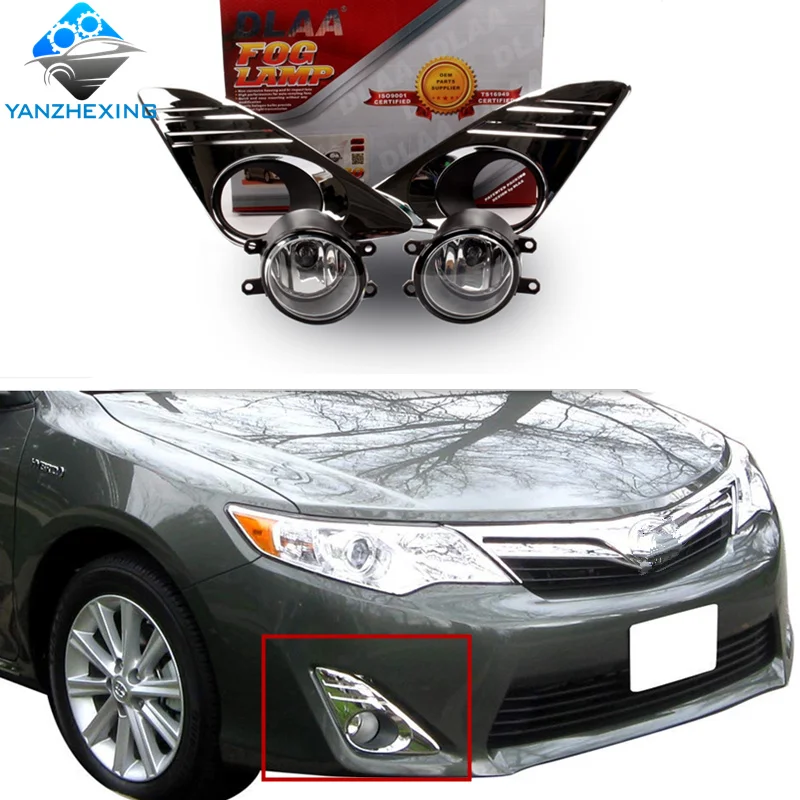 DLAA бренд передний бампер лампочка для противотуманной фары сборка Camry L/ LE/ XLE 2012 2013