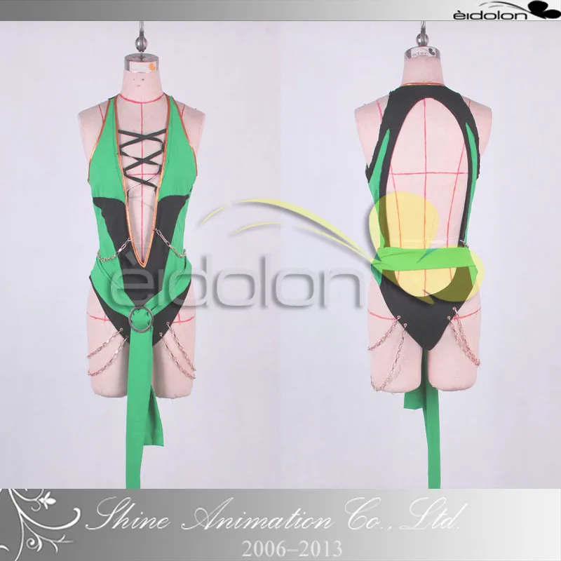 Костюм для косплея Mortal Kombat 9 Jade 11|cosplay costume|jade mortal kombat costumemortal costume |