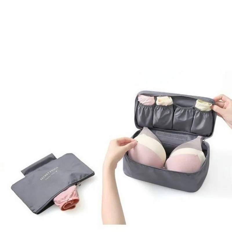 Брендовая косметичка HMUNII дорожный органайзер для бюстгальтеров и нижнего белья