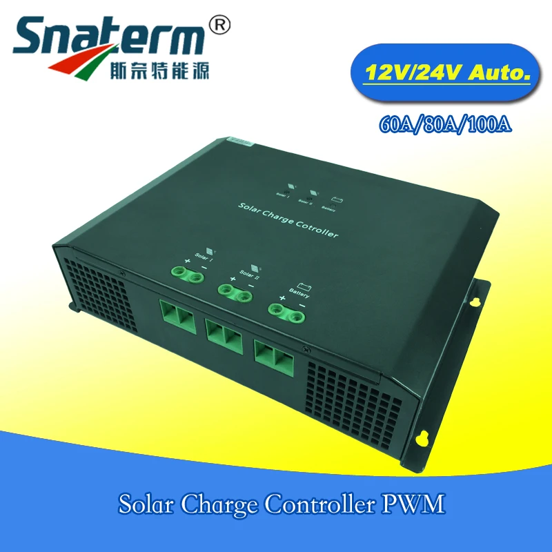 Автоматический регулятор солнечной панели 100 А/80 А/60 А 12 В/24 В|solar panel regulator|pwm solarpwm