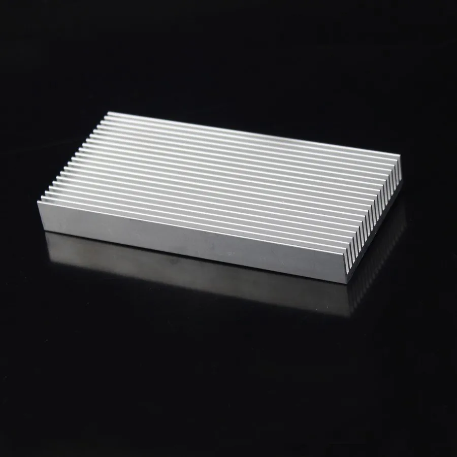 Радиатор Gdstime алюминиевый серебристый для охлаждения чипа IC 1 шт. 100x48x11 мм мм|radiator