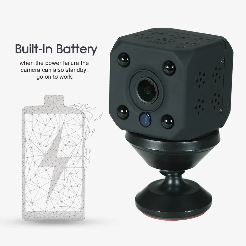 HD 960P беспроводная мини WiFi ip камера ночное видение Обнаружение движения