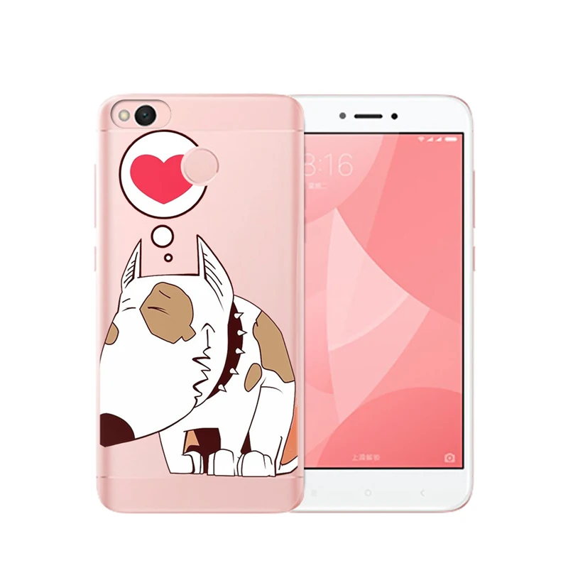 For Xiaomi Redmi Mi Pro 4X 4A 5A 5 Plus Note 3 4 6 6A A1 5X A2 6X Lite 8 Pocophone F1 Phone Case cat cartoon cover animal heart |