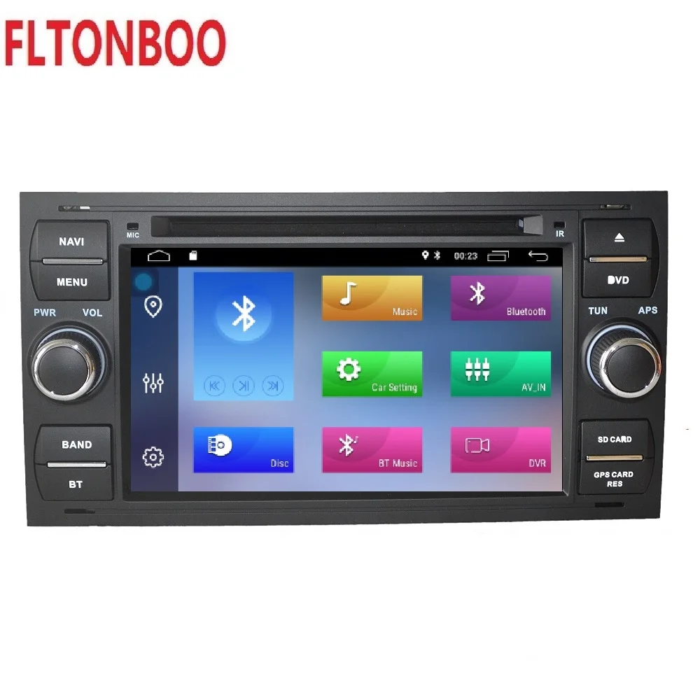 7 "Android 10 автомобильный радиоприемник с навигацией GPS dvd плеер для Ford focus s max bluetooth