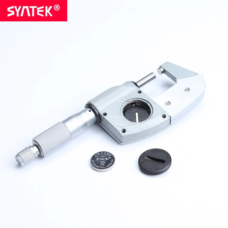 Syntek 0 001 мм IP65 Водонепроницаемый электронный цифровой внешний микрометр 25 суппорт