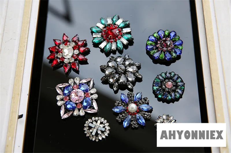 Модное Новое поступление Стразы бусины нашивки аппликация шить на горный