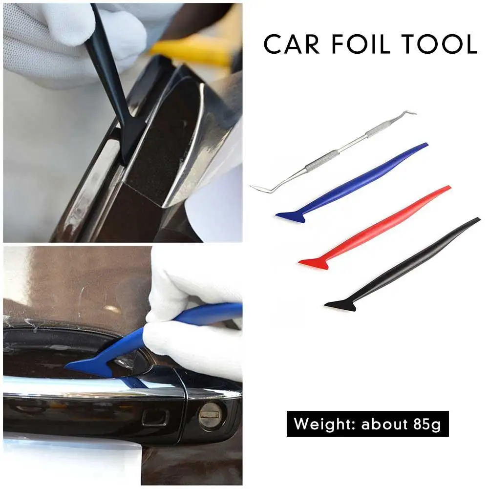 4 Pcs/Set Film Edge Cover Car Color Invisible Clothing Tool Kit Wrap Vinilo Faros Pellicola Fari |