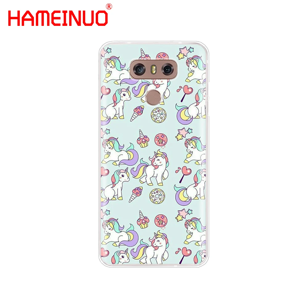 Чехол с единорогом gameinuo Rainbow для LG Q6 G6 MINI G5 K10 M250N M250 2017 2016 X POWER 2|Бамперы| |