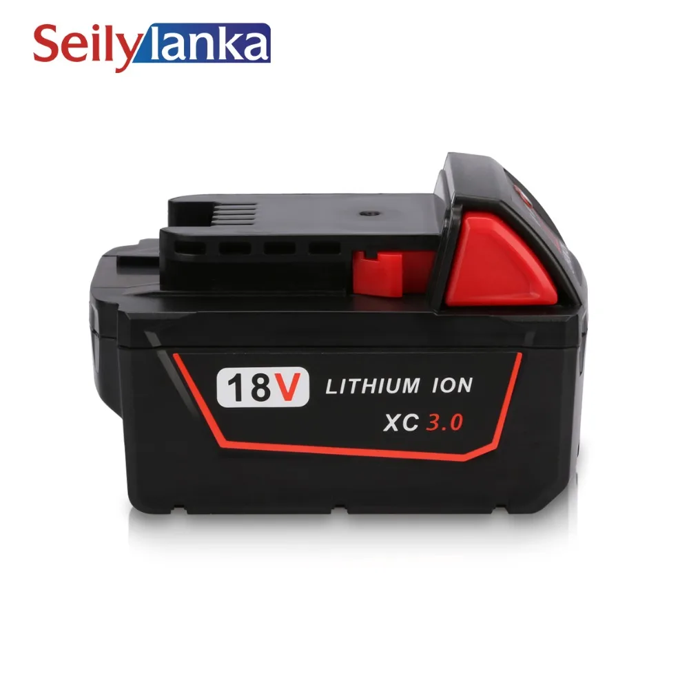 Литий-ионный аккумулятор высокой емкости 5000 мАч 18 в для Milwaukee M18 XC 48-11-1815 M18B2 M18B4 M18BX |