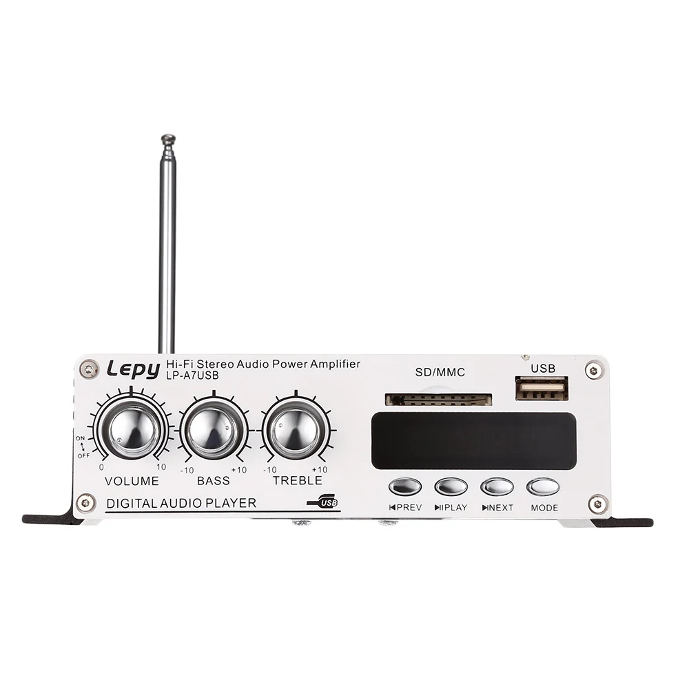 Lepy A7 Bluetooth Беспроводной усилитель 2 канальный HiFi стерео Бас домашних аудио плеер
