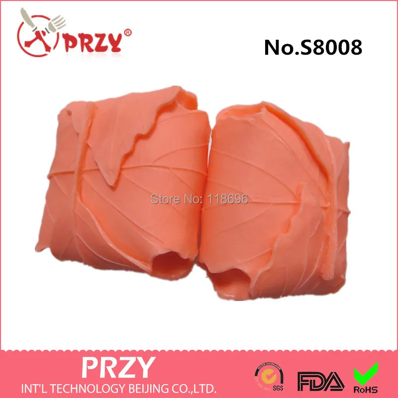 Хит продаж новый стиль моделирование листьев силиконовая форма для мыла