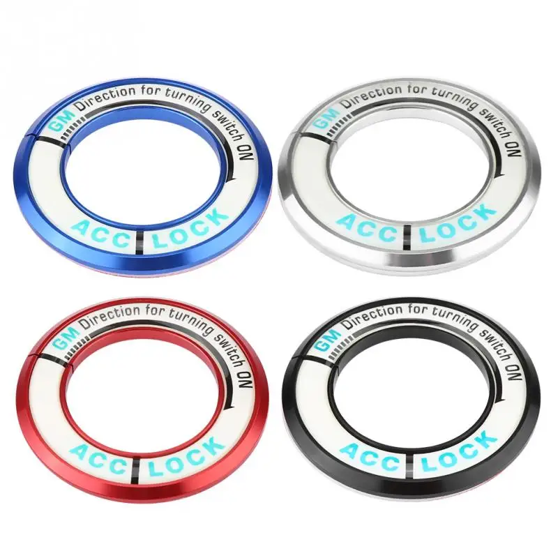 Автомобильная светящаяся наклейка на зажигание переключатель кольцо круг Ключ отверстие крышка отделка