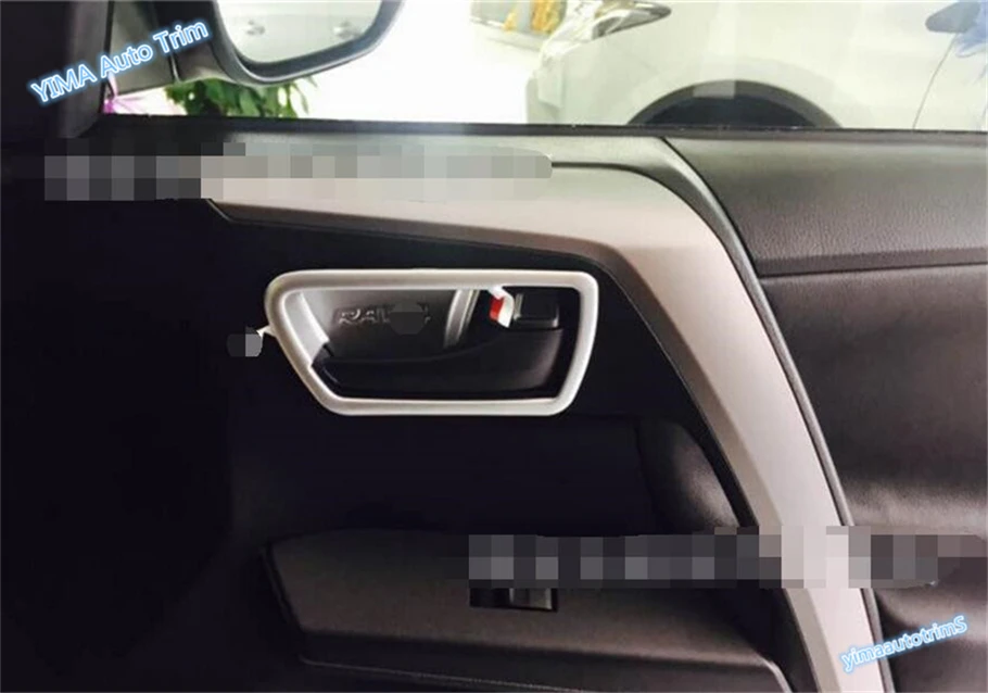 Lapetus для TOYOTA RAV4 RAV 4 2013 2018 АБС авто Стайлинг Матовая Внутренняя дверь Вытяжная