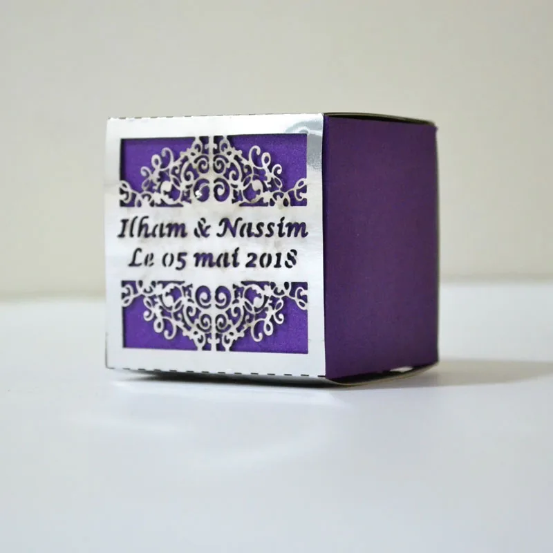 50 pieces Ganesha elephant wedding favors laser cut candy boxes | Дом и сад