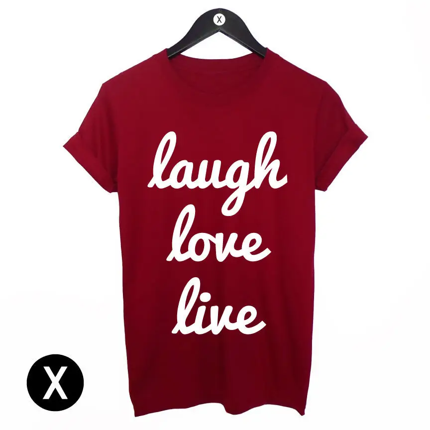 Мужская футболка со смехом LOVE LIVE с принтом для женщин и девочек SWAG HIPSTER TUMBLR