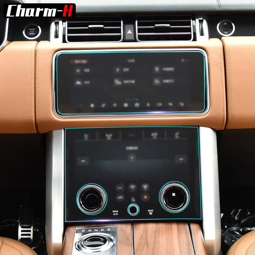 TPU Protective Film Interior Trim Sticker Center Console Gear Shift Knob Air Conditioning Panel for Range Rover Sport 2018 | Автомобили и