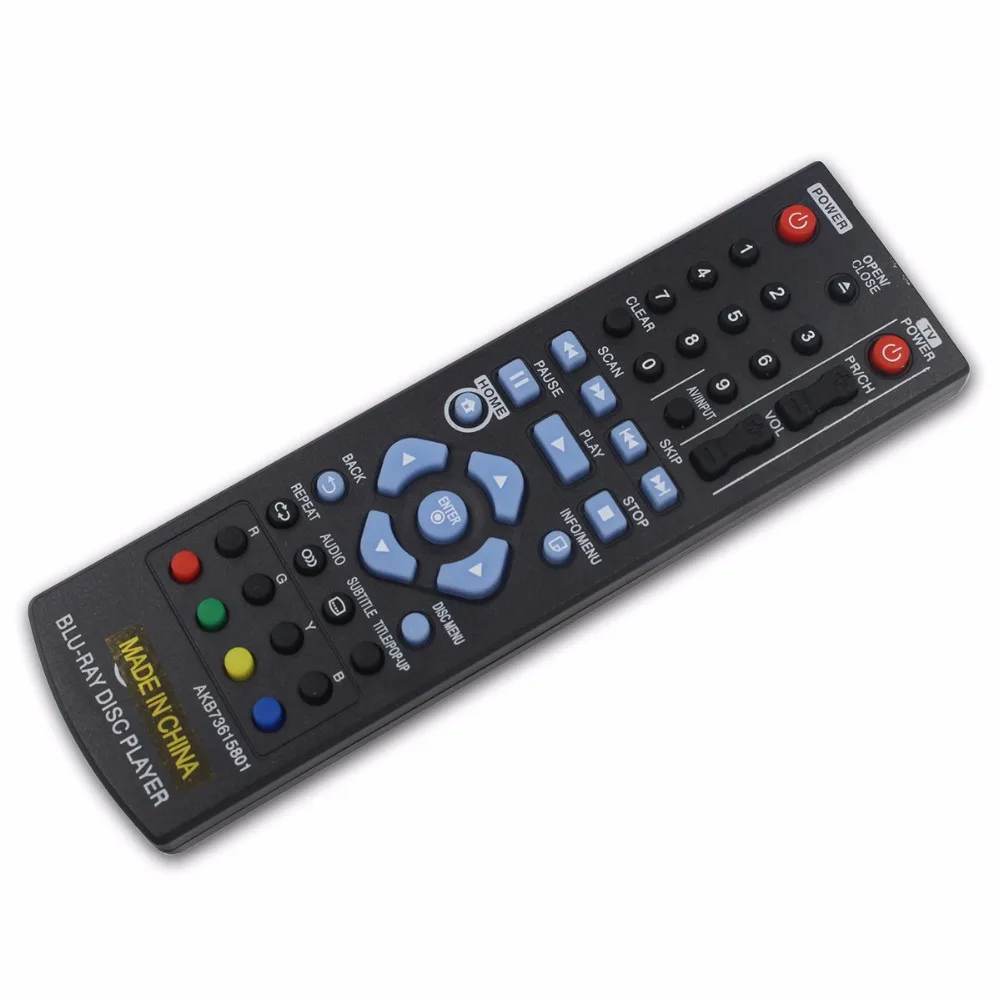 Пульт дистанционного управления для проигрывателя дисков LG Blu-ray AKB73615801 BP320 BP200 BP325W