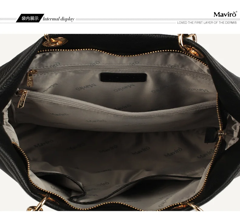 Maviro real genuine leather women bags fashion 2014 ladies shoulder tote famous designer brand messenger bolsas | Багаж и сумки