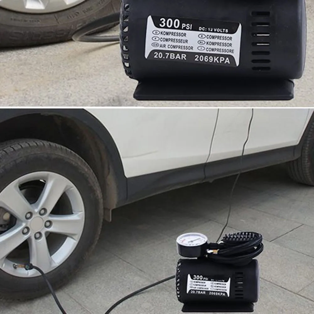 Дропшиппинг 12 в 300 фунтов/кв. Дюйм аварийный электрический воздушный компрессор