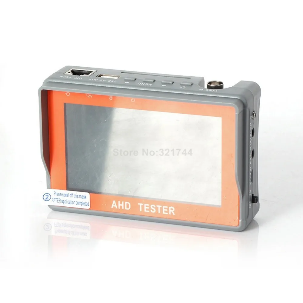 Новые CCTV 1080 P 720 AHD Камера Тесты er 4.3 дюймовый ЖК дисплей аналогового видео 12 В/ 5 В