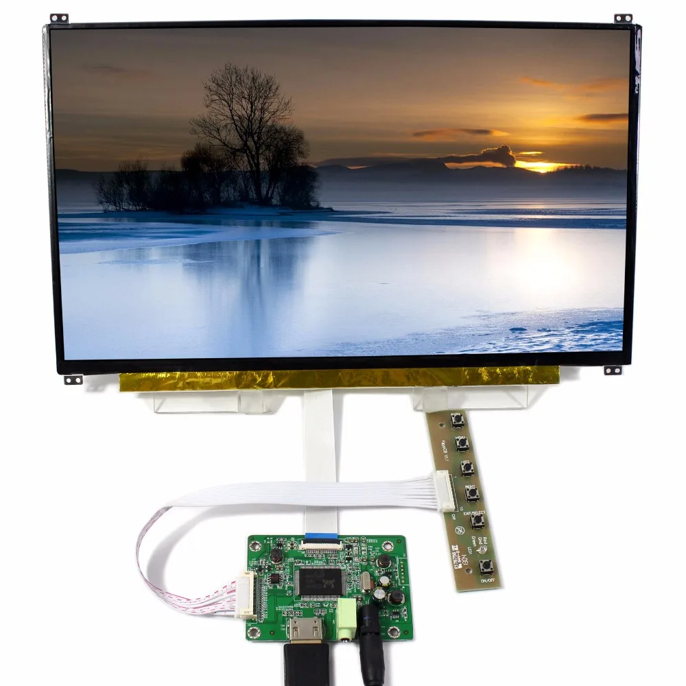 HD MI LCD Controller Board+13.3" N133HSE1920x1080 EDP IPS LCD Screen