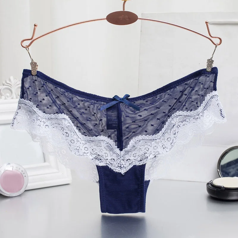 Women Sexy Lace Panties Women's Low Waist Cotton Briefs Underwear Rise Thongs Ladys Exotic Lingerie Intimates G strings 49 |
