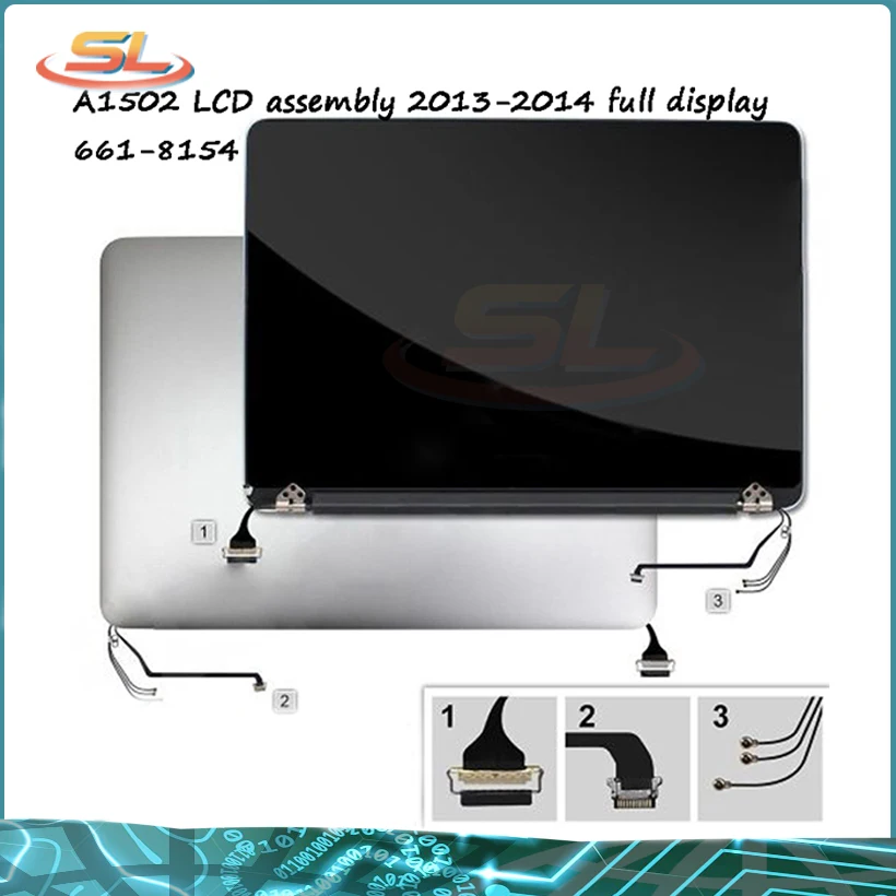 Оригинальный Новый A1502 LCD дисплей в сборе 2013 2014 для MacBook Pro Retina 13 'полный экран 661