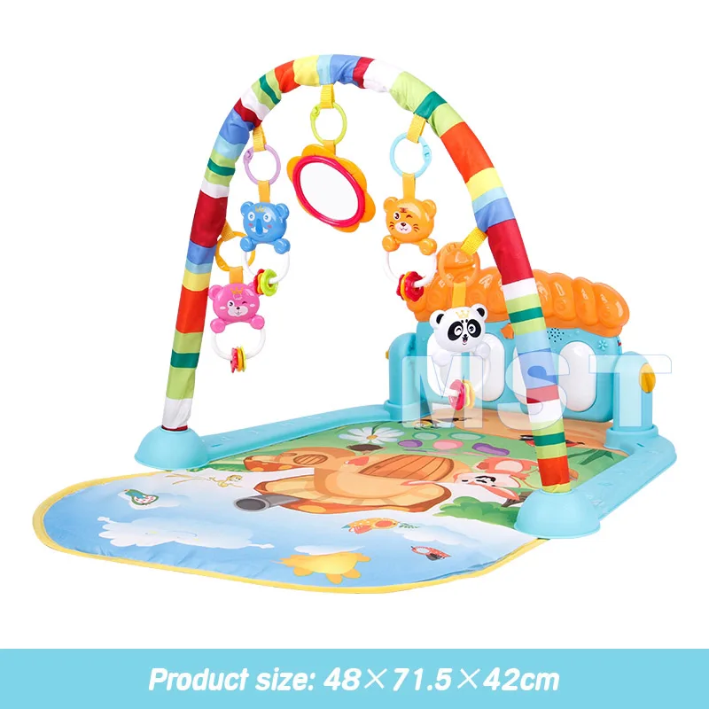 Baby Play Mat Детский игровой ковер для занятий в тренажерном зале, игрушки для детей, развивающий коврик с фортепианной клавиатурой, детский коврик для раннего обучения - Цвет: Baby Play Mat