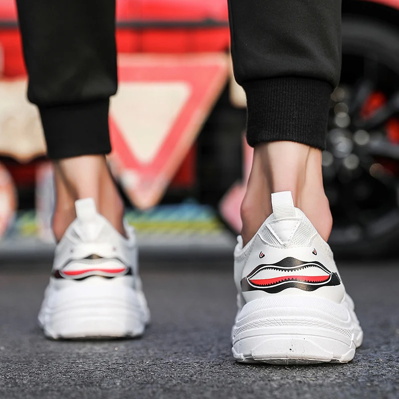 Мужская амортизирующая беговая Обувь безопасная для ночного бега уличные