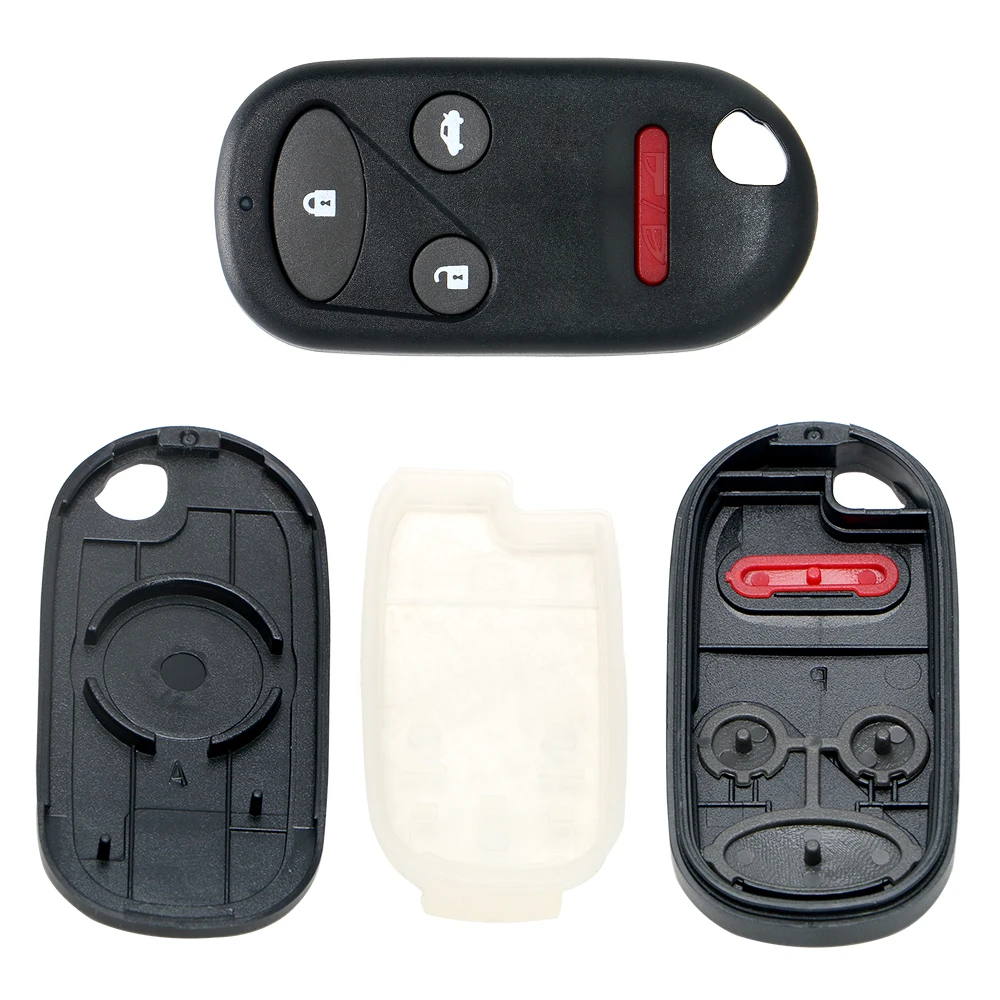 YOSOLO 4 кнопки автомобильный брелок для ключей чехол сменный пульт Honda Accord CRV S2000 Civic