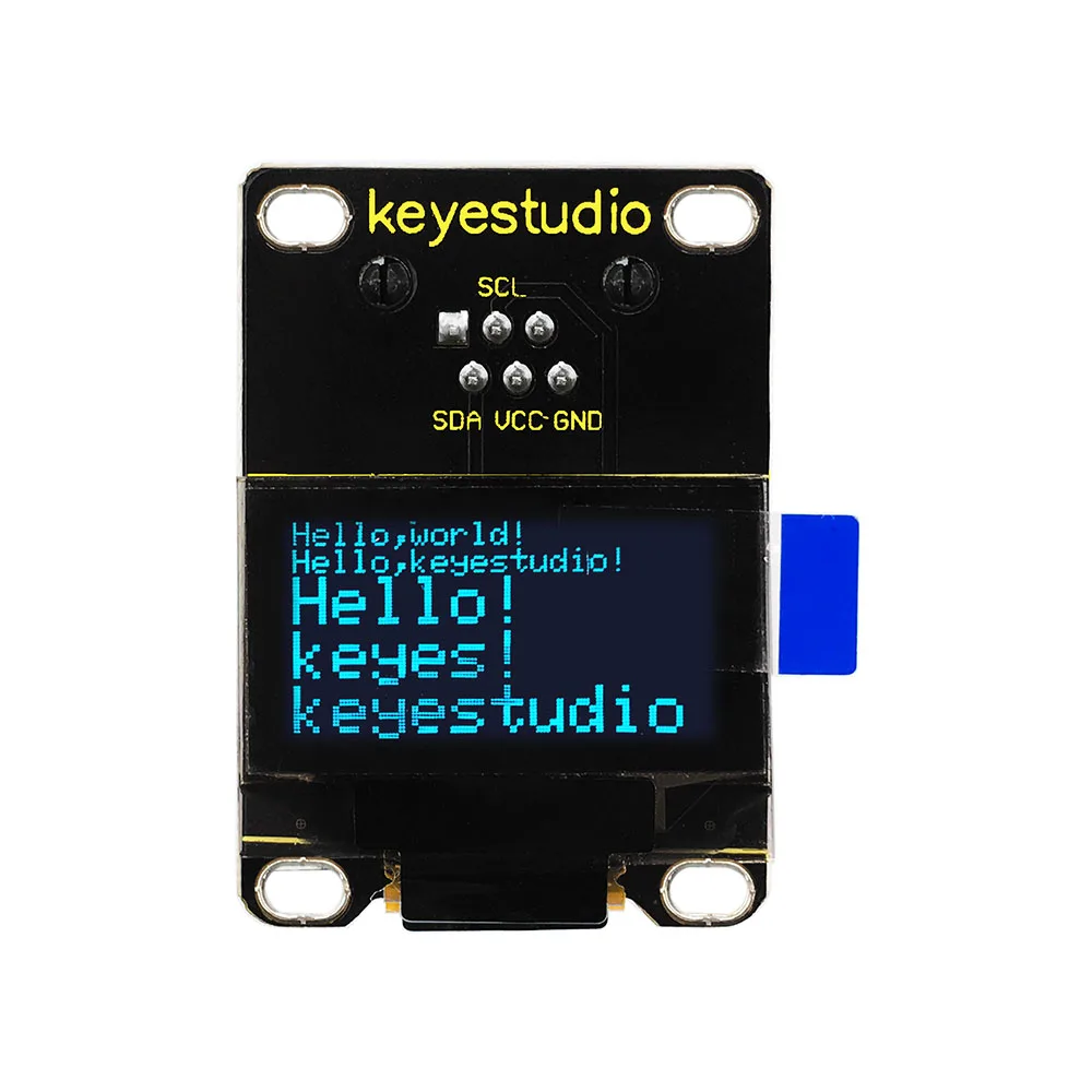 Новинка! Keyestudio RJ11 EASY plug 128x64 OLED модуль для Arduino STEAM|Аксессуары демонстрационных