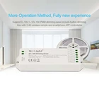 Milight MiBoxer LS4 01  10В регулируемого светодиодного освещения PWM драйвер или пуш-ап затемнения Диммер контроллер ввода сигнала от светодиодов для одного Цвет светодиодные ленты