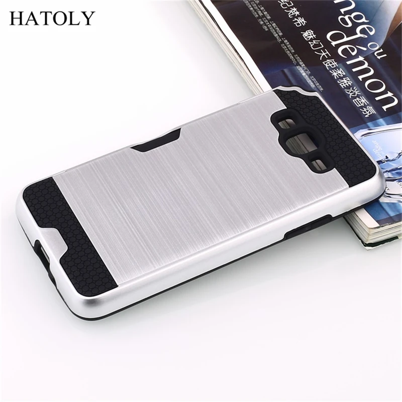 Hatoly чехол для samsung Galaxy Grand Prime G530 Чехол-Броня с эффектом силиконовый резиновый