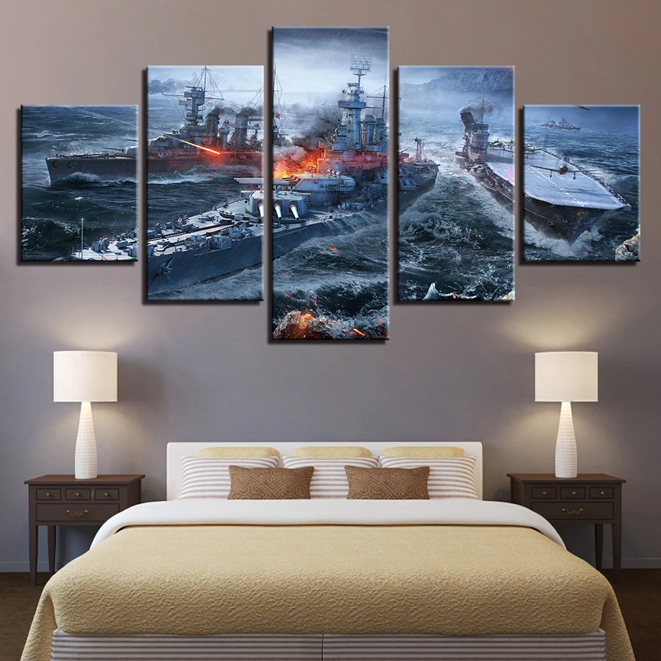 Sydney City Building picture color New York london farmhouse decor framed wall art pictures for living room 5 Panel Abstract 60 | Дом и сад