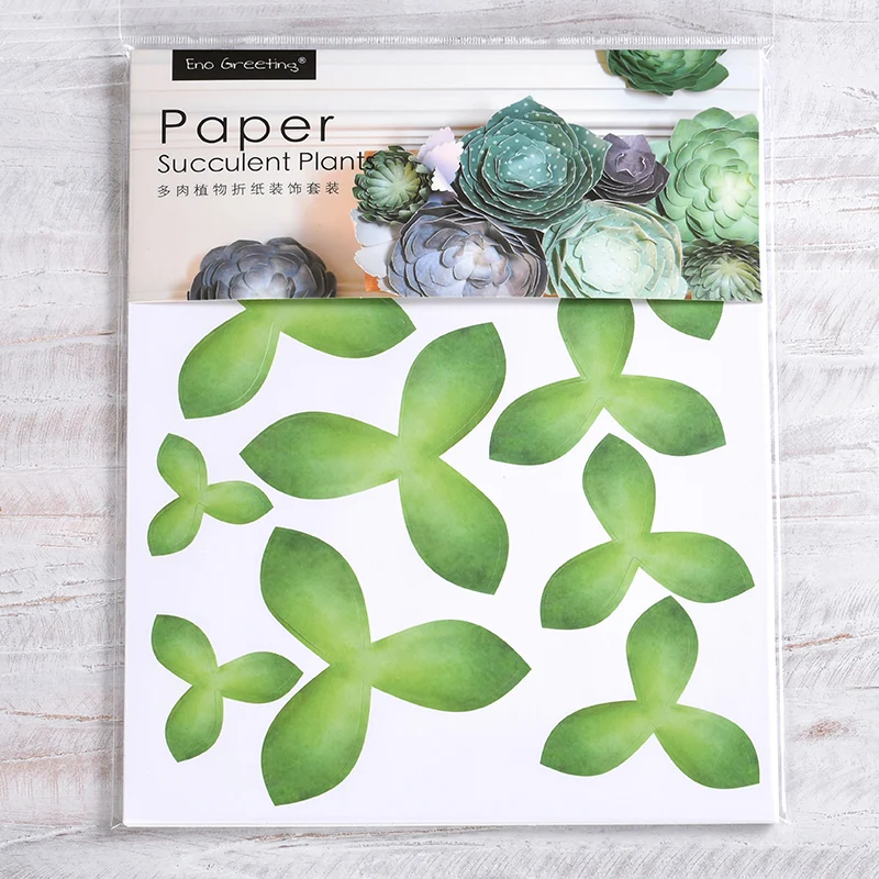 Бумага суккулентная растительная Ремесло Моден украшения дома аксессуары Мини