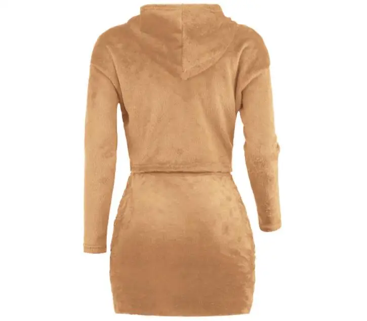 Женский бархатный костюм кораллового цвета осенне-зимняя пижама из двух