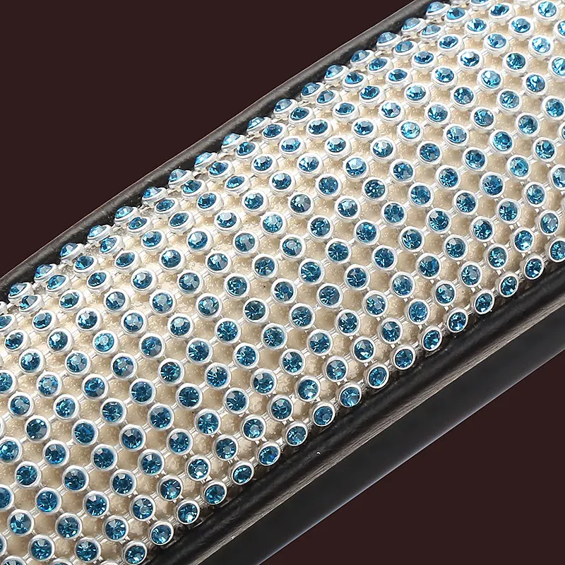 Роскошные хрустальные чехлы на руль кожаный чехол аксессуары для интерьера