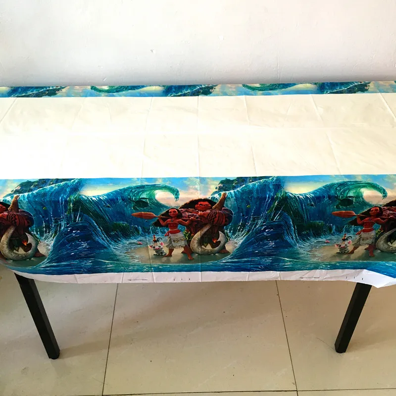 1 шт./лот Моана скатерти для детей вечерние товары дня рождения с днем | Дом и сад