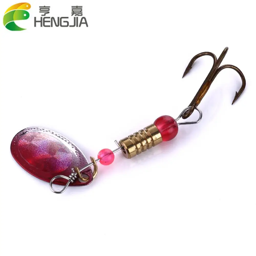 HENGJIA 1 шт. металлическая рыболовная приманка с блестками 2 7/2 8/3/3.3/3.