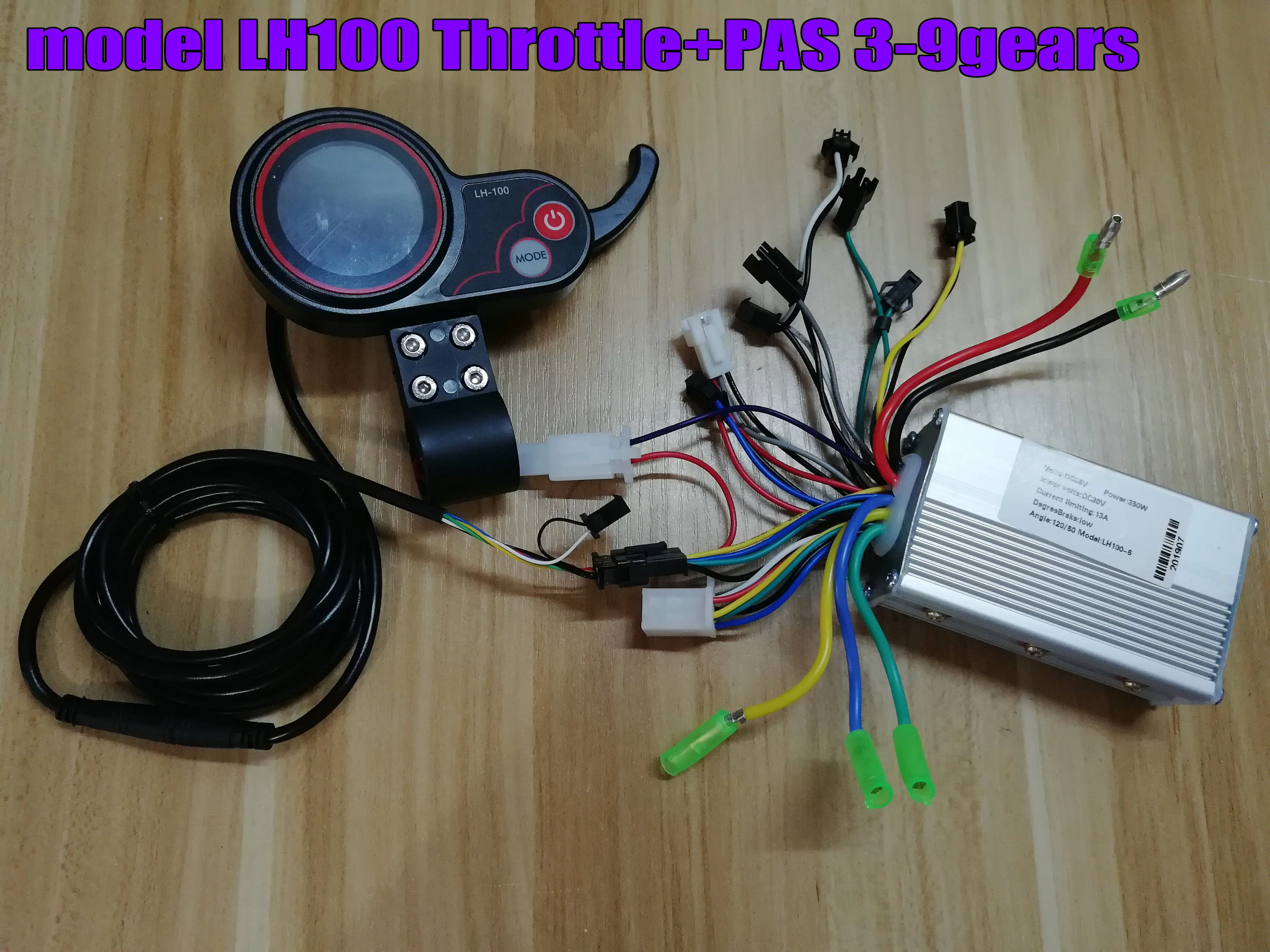 Спидометр/одометр/индикатор заряда батареи LH100 + контроллер BLDC 24v36v48v250w350w для