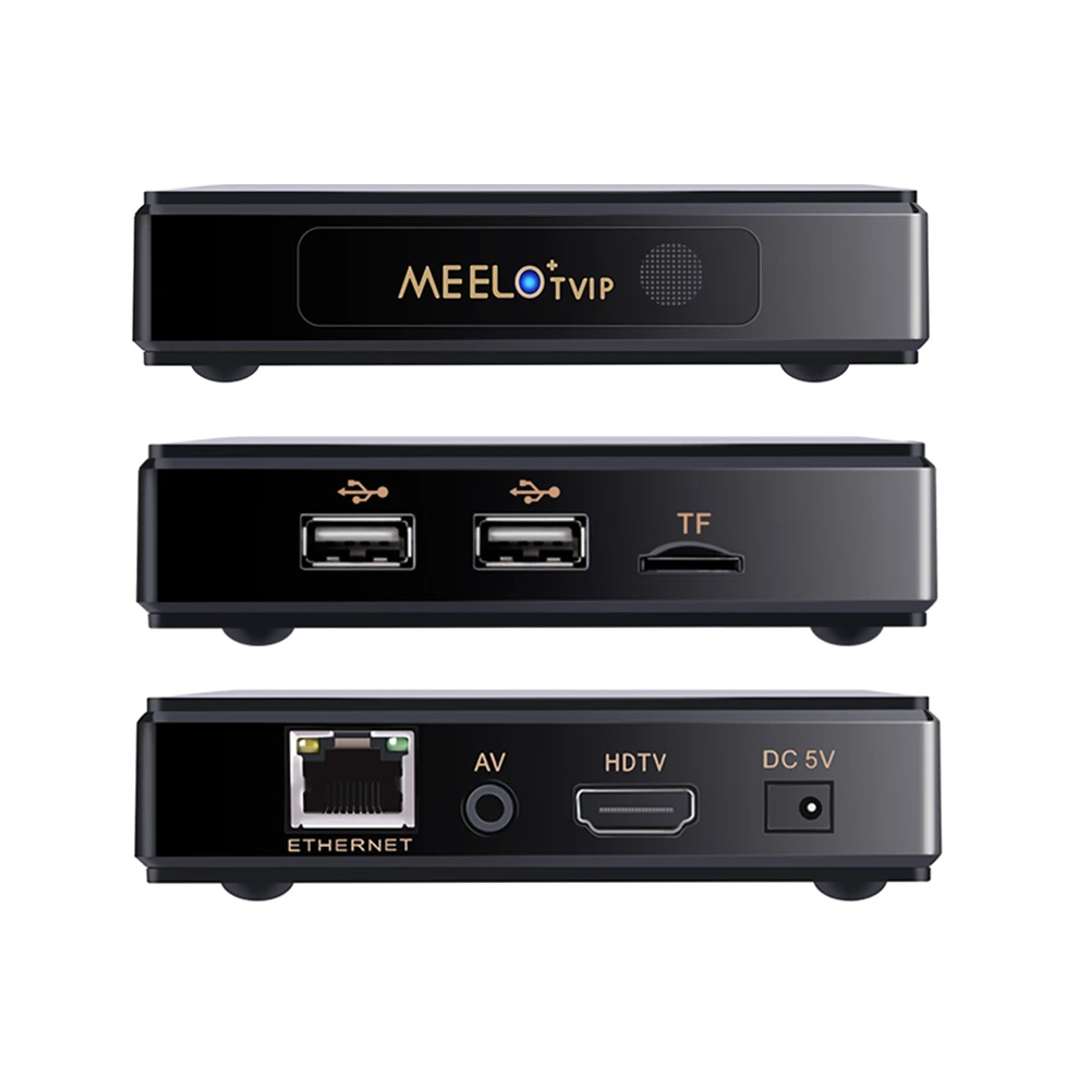 MEELO tv IP S805 четырехъядерный Linux IP tv M3U Smart tv Box Поддержка веб-портала H.265 Stalker wifi смарт медиаплеер PK MAG250