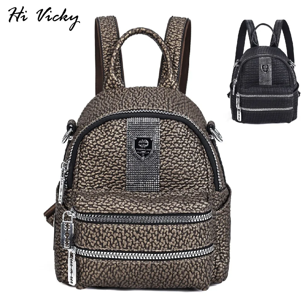 Мода 2019 для женщин рюкзаки из искусственной кожи Женский школьный рюкзак сумки