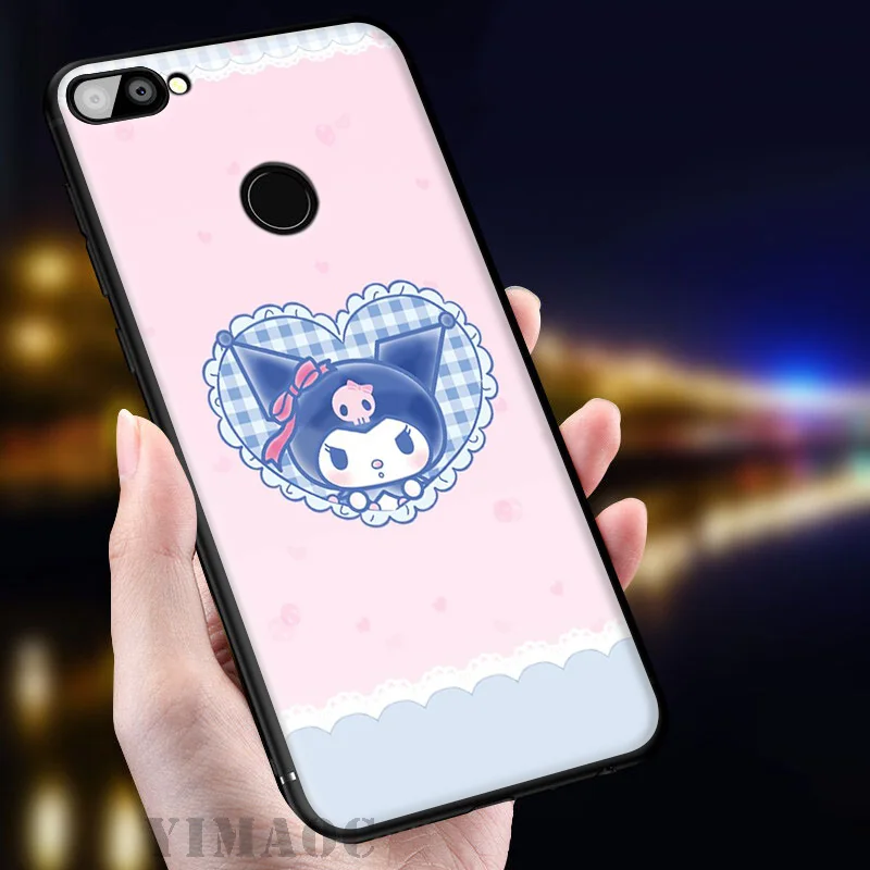 YIMAOC Kuromi цветной мягкий чехол для huawei mate 20 10 P30 P20 Pro P10 P9 P Smart Z 2019 &amp Nova 3 3i Lite |