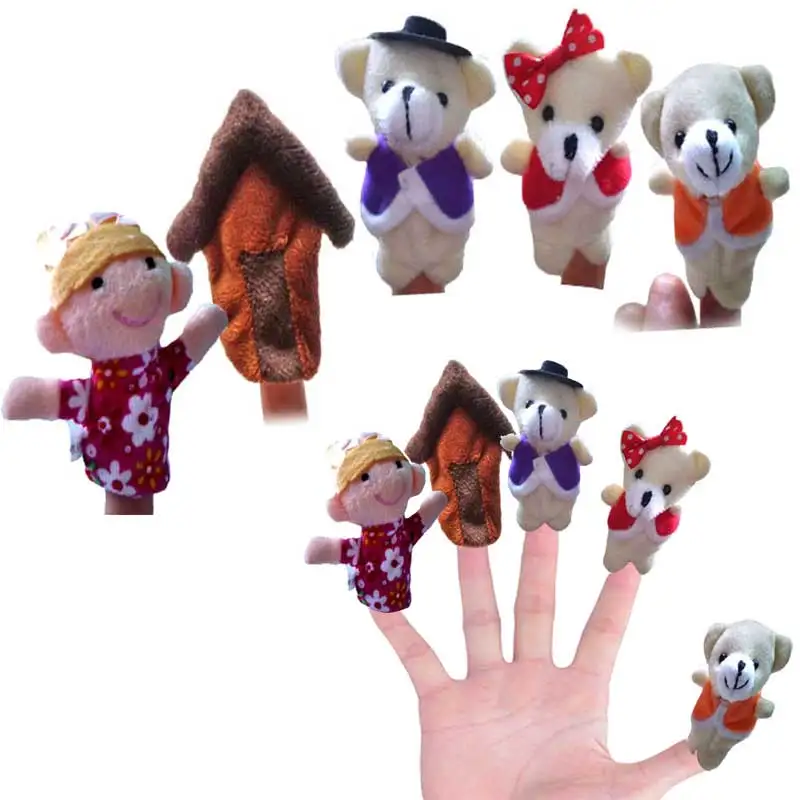 Мешок для рассказов 5/8 штук детские игрушки подарок M09|finger puppets|nursery rhymespuppet fairy tale |