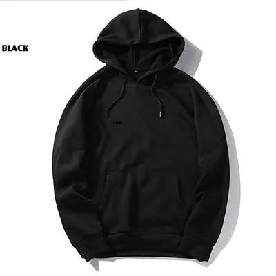WY18 Black Хип-хоп толстовки с капюшоном мужские флисовые толстовки Мужская одежда Повседневный Спортивный костюм пуловер военный армейский зеленый хаки Camisa Masculina - Цвет: WY18 Black
