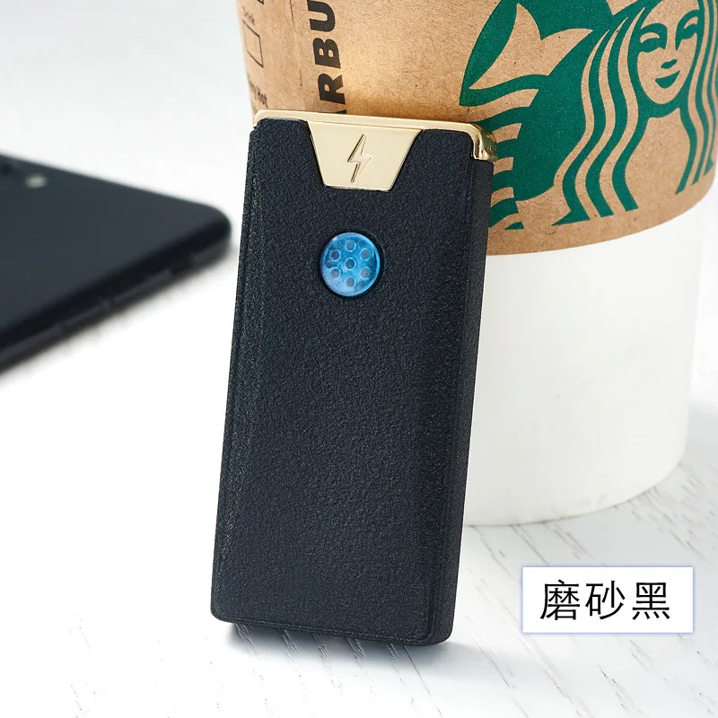 USB дуги пополнения Зажигалка Тонкий ветрозащитный творческий подарок для Для