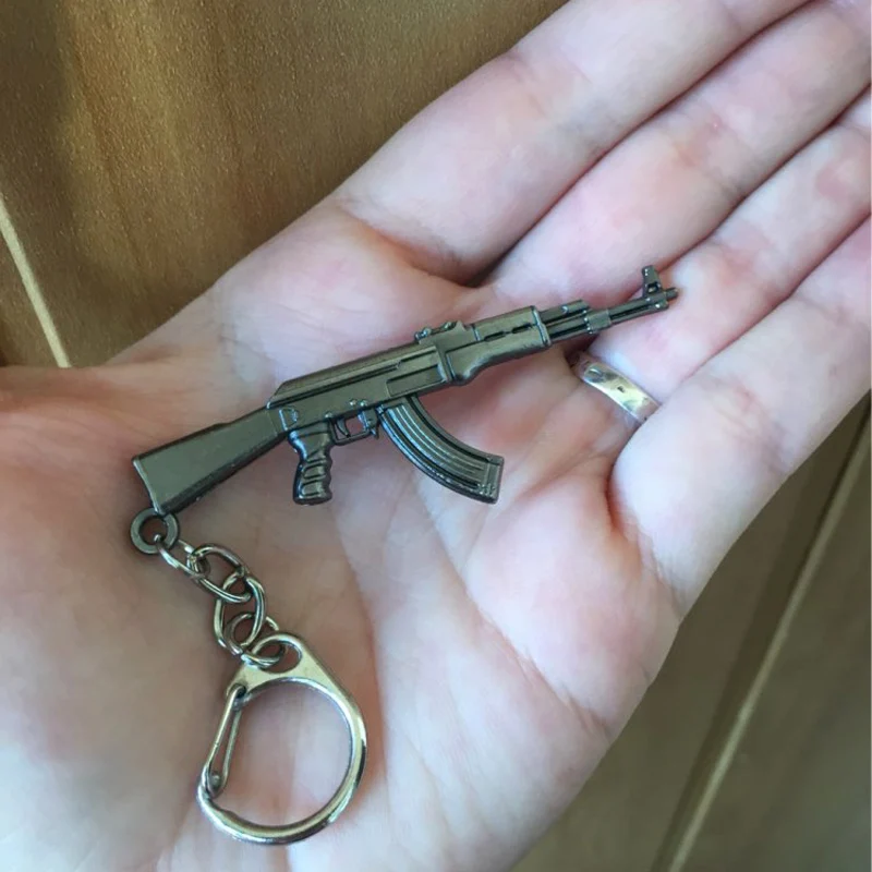 Для мужчин счетчик Strike M4A1 AK47 пистолет брелок Снайпер Awp CS GO кольцо мешок