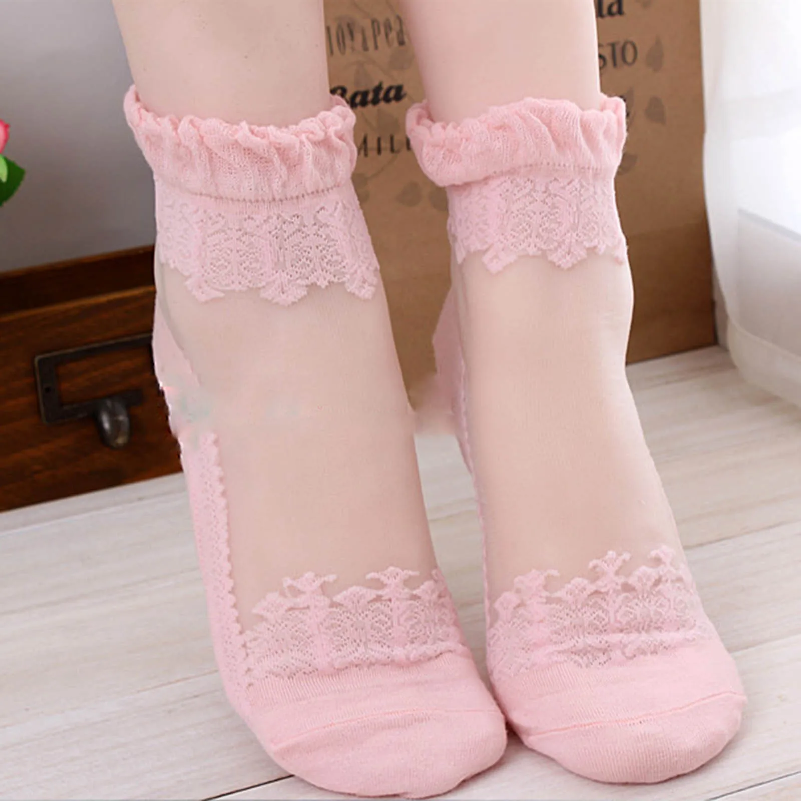 1 пара женские ультратонкие короткие носки|hosiery| |