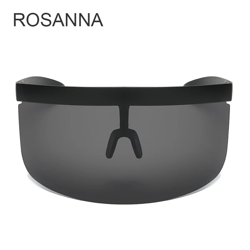 Солнцезащитные очки ROSANNA в большой оправе UV400 R449 для мужчин и женщин зеркальные